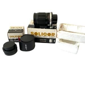 Soligor Telephoto Lens & Tele-Converter Alene Canon Camera Automatic Japan